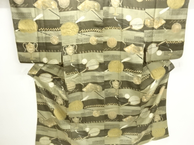 JAPANESE KIMONO / ANTIQUE MENS JUBAN / MUSLIN